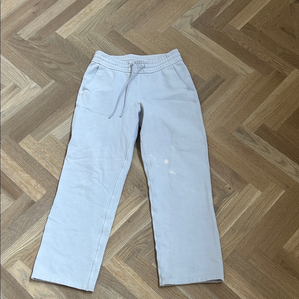 Lululemon Light purple Sweatpants (with a bleach stain)